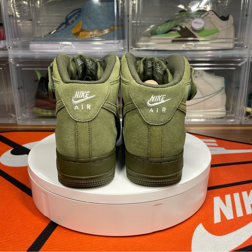 Nike Air Force 1 07’ Legion green sneakers; Size 9M; - Picture 4 of 10